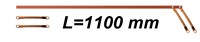 Fish-plate bonds 1100mm