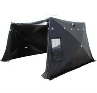 2.4x2.4x2.0 Black ForensicTent w.translucent roof