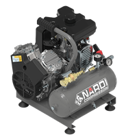 Oil-free piston compressor 10 bar
