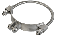 Sleeve with bow for pole 168 mm (stainless steel)