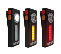 LED Signal Light, White/Red/Amber, 500lm