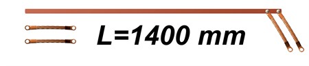 Fish-plate bonds 1400mm