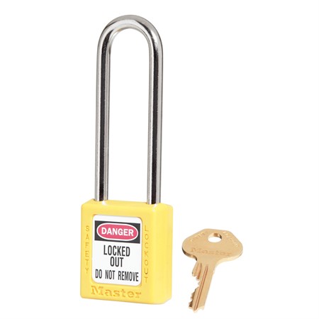 Masterlock Padlock yellow long