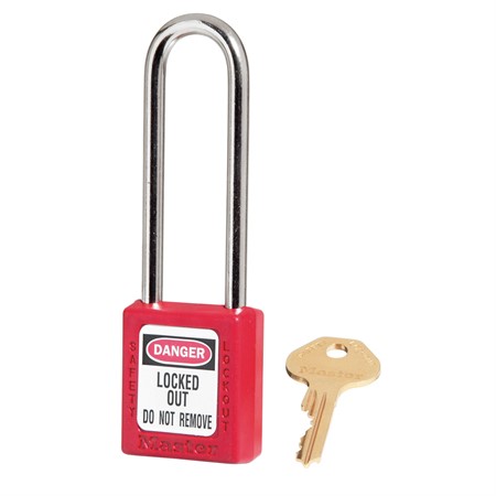 Masterlock Padlock red long