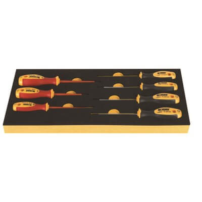 Screwdriver set, IRONSIDE 7-piece