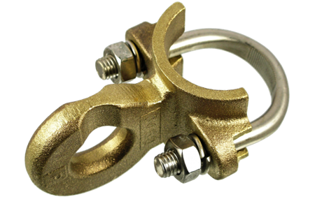 Eye clip for single GRP rod 38 mm