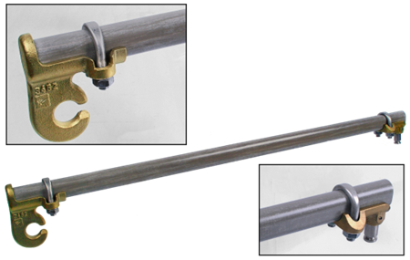 Insulated steady arm (L=800mm with bolt)